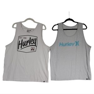 2 Hurley Men's Tank Tops Sizes XL and 2XL